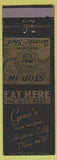 Matchbook Cover - Gene's Hughson CA'