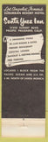 Matchbook Cover - Santa Ynez Inn Pacific Palisades CA
