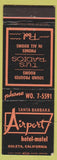 Matchbook Cover - Airport Motor Hotel Goleta CA CREASED
