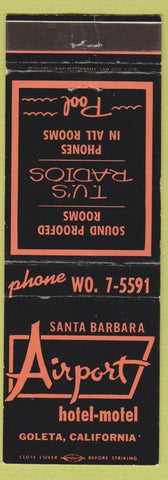 Matchbook Cover - Airport Motor Hotel Goleta CA
