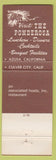 Matchbook Cover - The Ponderosa Culver City CA Prime Rib Azusa