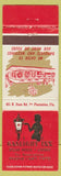 Matchbook Cover - Gaslight Inn Plantation FL