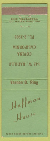 Matchbook Cover - Hoffman House Covina CA