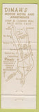 Matchbook Cover - Dinah's Motor Hotel Palo Alto CA'