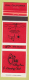 Matchbook Cover - Ojai Valley Inn Country Club CA