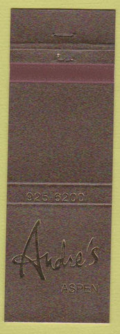 Matchbook Cover - Andre's Aspen CO'