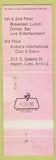 Matchbook Cover - Andre's Aspen CO'