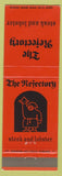 Matchbook Cover - The Refectory Aspen CO Fresno Greenbrae Lafayette CA