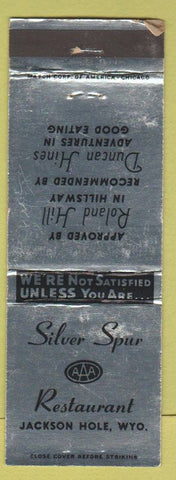 Matchbook Cover - Silver Spur Restaurant Jackson Hole WY