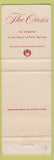 Matchbook Cover - Golden Terrace Lemon Tree Palm Springs CA Oasis Hotel CREASE