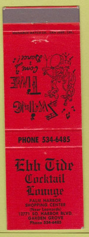 Matchbook Cover - Ebb Tide Cocktail Lounge Garden Grove CA