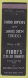 Matchbook Cover - Fiori's Italian Restaurant Occidental CA'