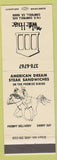 Matchbook Cover - White House Campbell CA