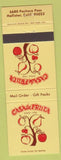 Matchbook Cover - Casa De Fruta Hollister CA