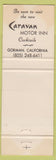 Matchbook Cover - Gorman California Coffee Shop Ca