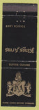 Matchbook Cover - Kings Arms Toluca Lake CA