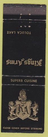 Matchbook Cover - Kings Arms Toluca Lake CA