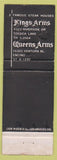 Matchbook Cover - Kings Arms Toluca Lake CA