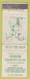 Matchbook Cover - Johnson Country Club Johnson NY girlie WEAR