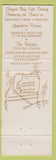Matchbook Cover - Atlantis Restaurant San Diego CA