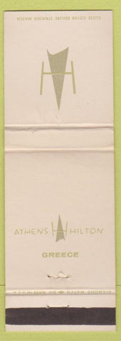 Matchbook Cover - Athens Hilton Greece