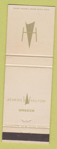 Matchbook Cover - Athens Hilton Greece