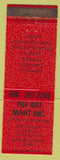 Matchbook Cover - Art Mart Artist's Supply Madison WI