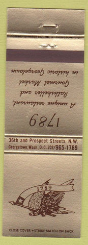 Matchbook Cover - 1789 Washington DC