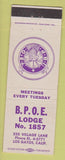 Matchbook Cover - Elks Club Los Gatos CA