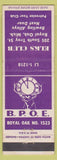 Matchbook Cover - Elks Club Royal Oak MI