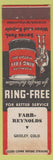 Matchbook Cover - Macmillan Motor Oil Farr Reynolds Greeley CA CROWN WEAR
