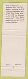 Matchbook Cover - Showboat Saris girlie Chicago IL