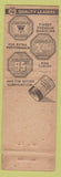 Matchbook Cover - MacMillan Motor Oil gas CROWN WEAR