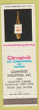 Matchbook Cover - Climatrol Air Conditioning Heating Cleveland OH girlie