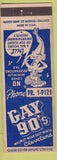 Matchbook Cover - Gay 90's Cleveland OH girlie CREASE #2343