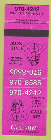 Matchbook Cover - Phone Sex Hotline girlie #835