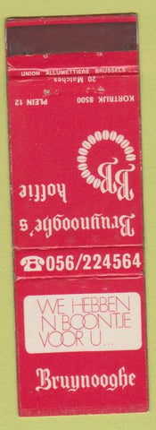 Matchbook Cover - Bruynooghe's Hoffie Brussels?