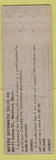 Matchbook Cover - Cigarette Vending Medford MA Safety First