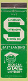 Matchbook Cover - Michigan State University East Lansing MI WEAR