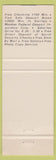 Matchbook Cover - California Pacific Bank Fullerton CA 1976