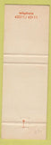 Matchbook Cover - Trinidad Hilton Hotel