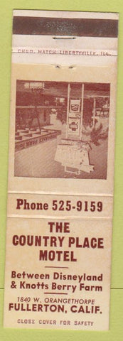Matchbook Cover - Country Place Motel Fullerton CA