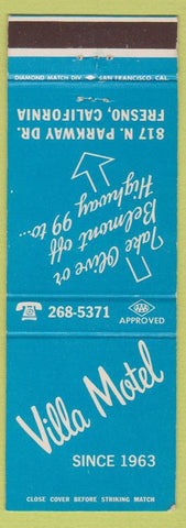 Matchbook Cover - Village Motel Fresno CA