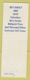Matchbook Cover - Bankers Gift Supply Cheyenne WY