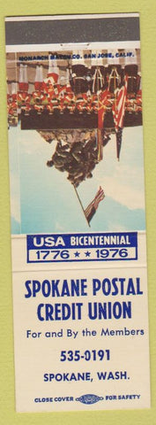 Matchbook Cover - Spokane Postal Credit Union WA 1976