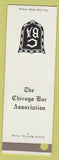 Matchbook Cover - Chicago Bar Association Lawyers SAMPLE