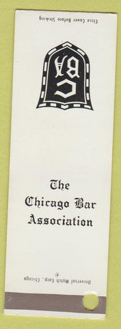 Matchbook Cover - Chicago Bar Association Lawyers SAMPLE