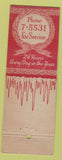 Matchbook Cover - Alexander Motor Co Dallas TX WORN