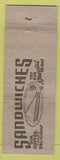 Matchbook Cover - Trailway Grill Blackwell OK low phone # WORN