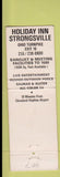 Matchbook Cover - Holiday Inn Cleveland OH WEAR